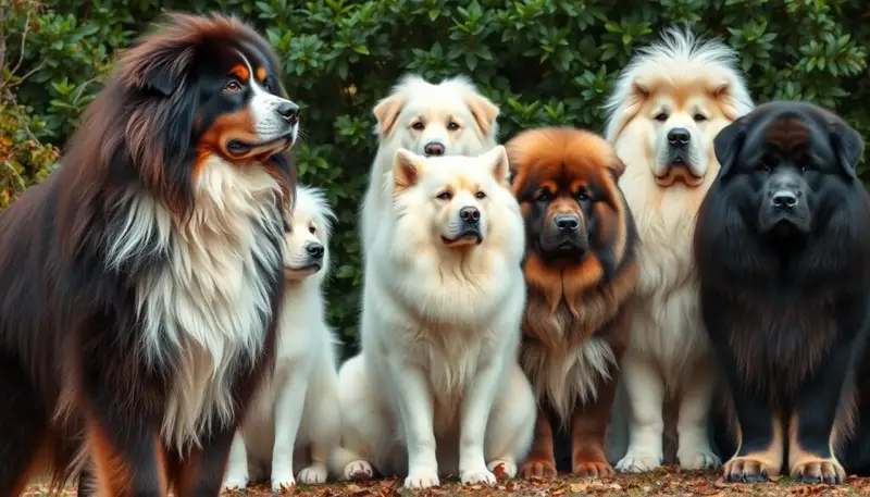 large long haired dogs